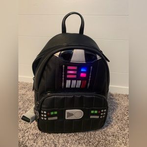 Brand New Darth Vader Light Up Loungefly Backpack